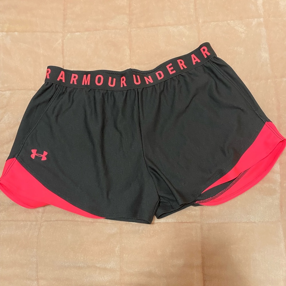 Under Armour hot pink shorts